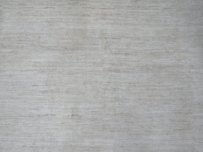 Modern / Contemporary hand-knotted wool rug in Ivory, 11'5" x 14'4" — SKU O022121 (view 8)