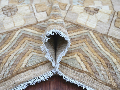 Khotan Oushak hand-knotted wool rug in Gray, 12'1" x 14'6" — SKU O022132 (view 5)