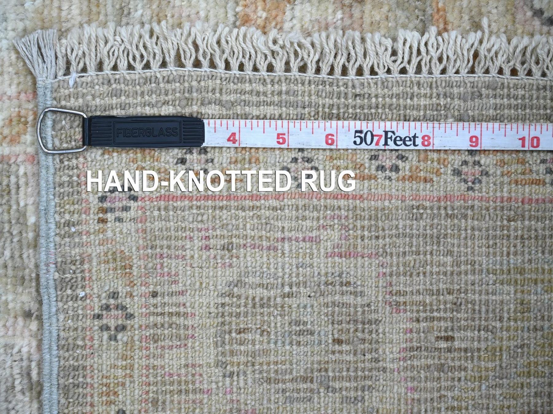 Oushak Oushak hand-knotted wool runner in Gray & Brown, 2'8" x 15'3" — SKU O022155 (view 6)