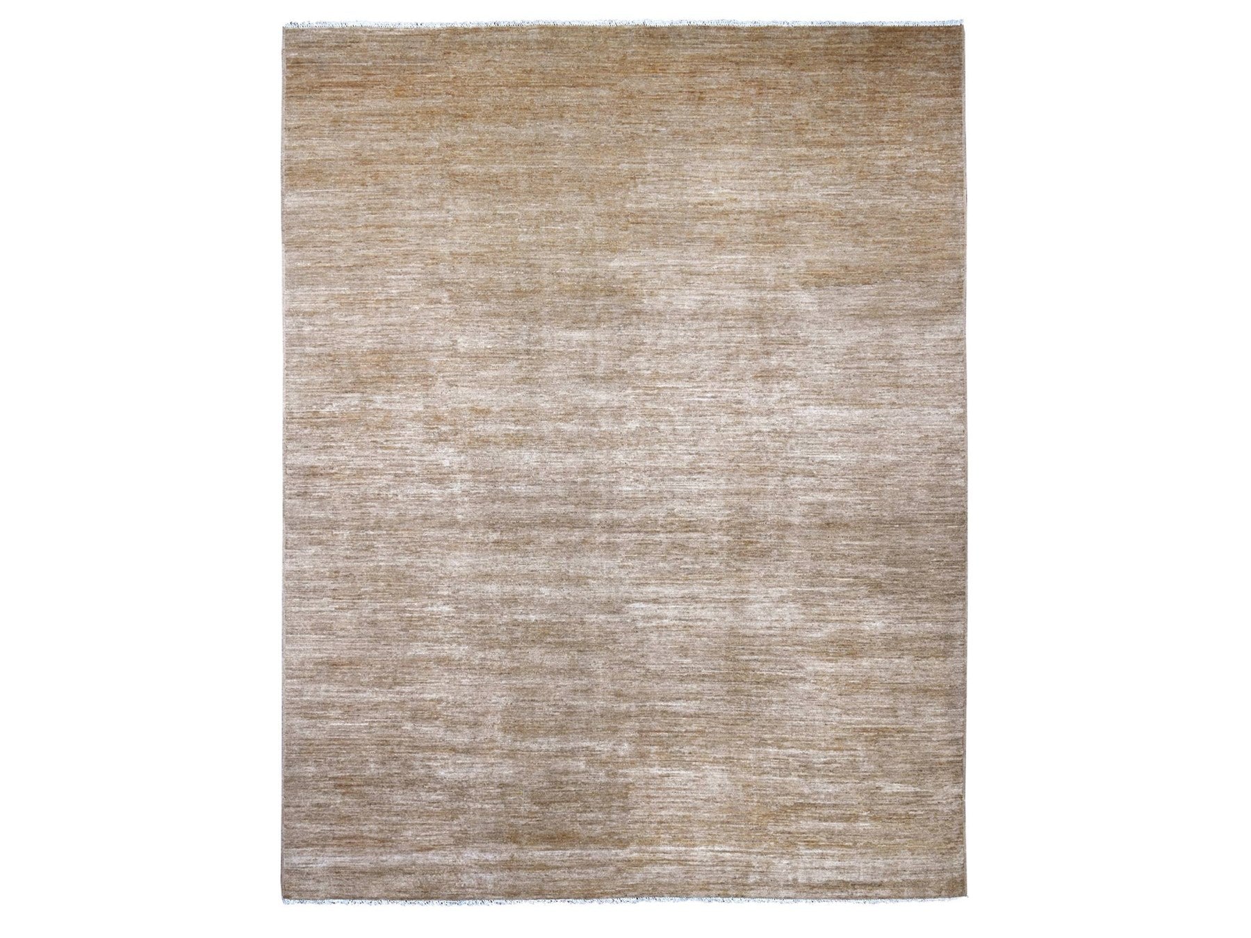Brown 9'0" x 11'5" Modern and Contemporary Hand knotted Wool Rug - Sku: O022157