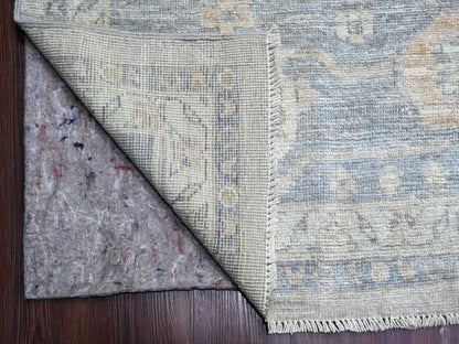 Grey 11'10" x 14'6" Oushak And Peshawar Hand knotted Wool Rug - Sku: O022185
