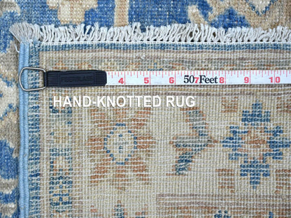 Blue 3'4" x 4'7" Kazak Hand knotted Wool Rug - Sku: O022199