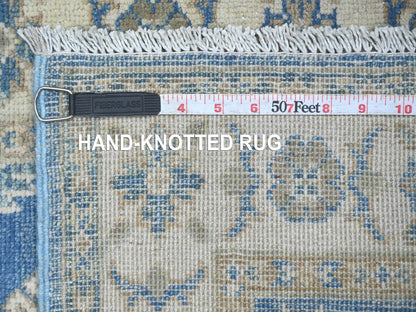 Blue 1'11" x 5'7" Kazak Hand knotted Wool Rug - Sku: O022216