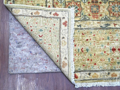 Green 7'11" x 10'1" Mamluk Hand knotted Wool Rug - Sku: O022225