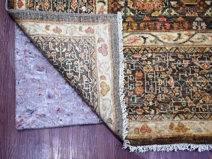 Mamluk Mamluk hand-knotted wool rug in Gray, 8'11" x 12' — SKU O022226 (view 4)