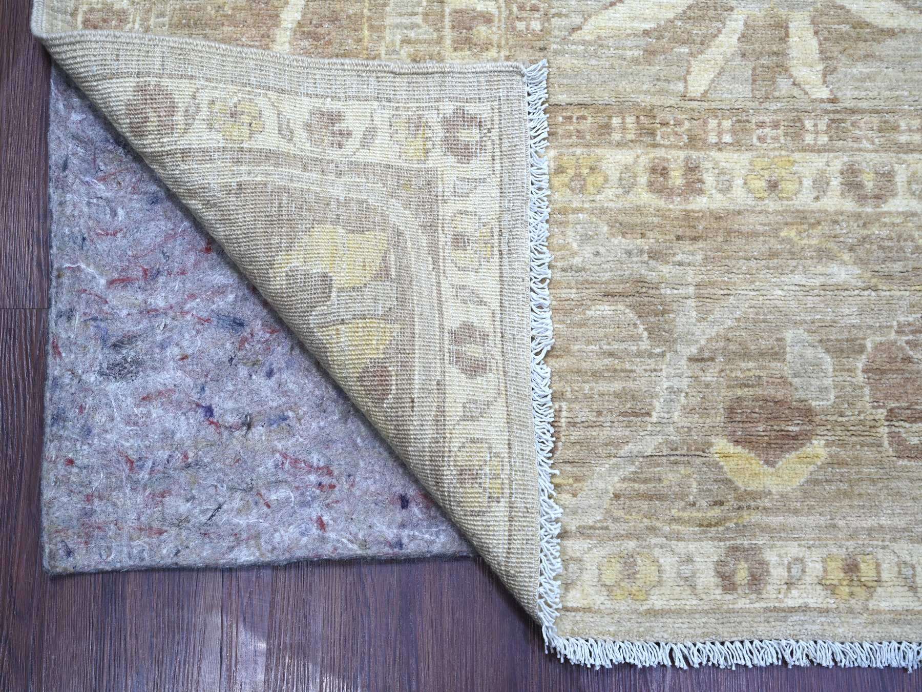 Mahal Oushak hand-knotted wool rug in Gray & Brown, 8'8" x 11'11" — SKU O022227 (view 4)