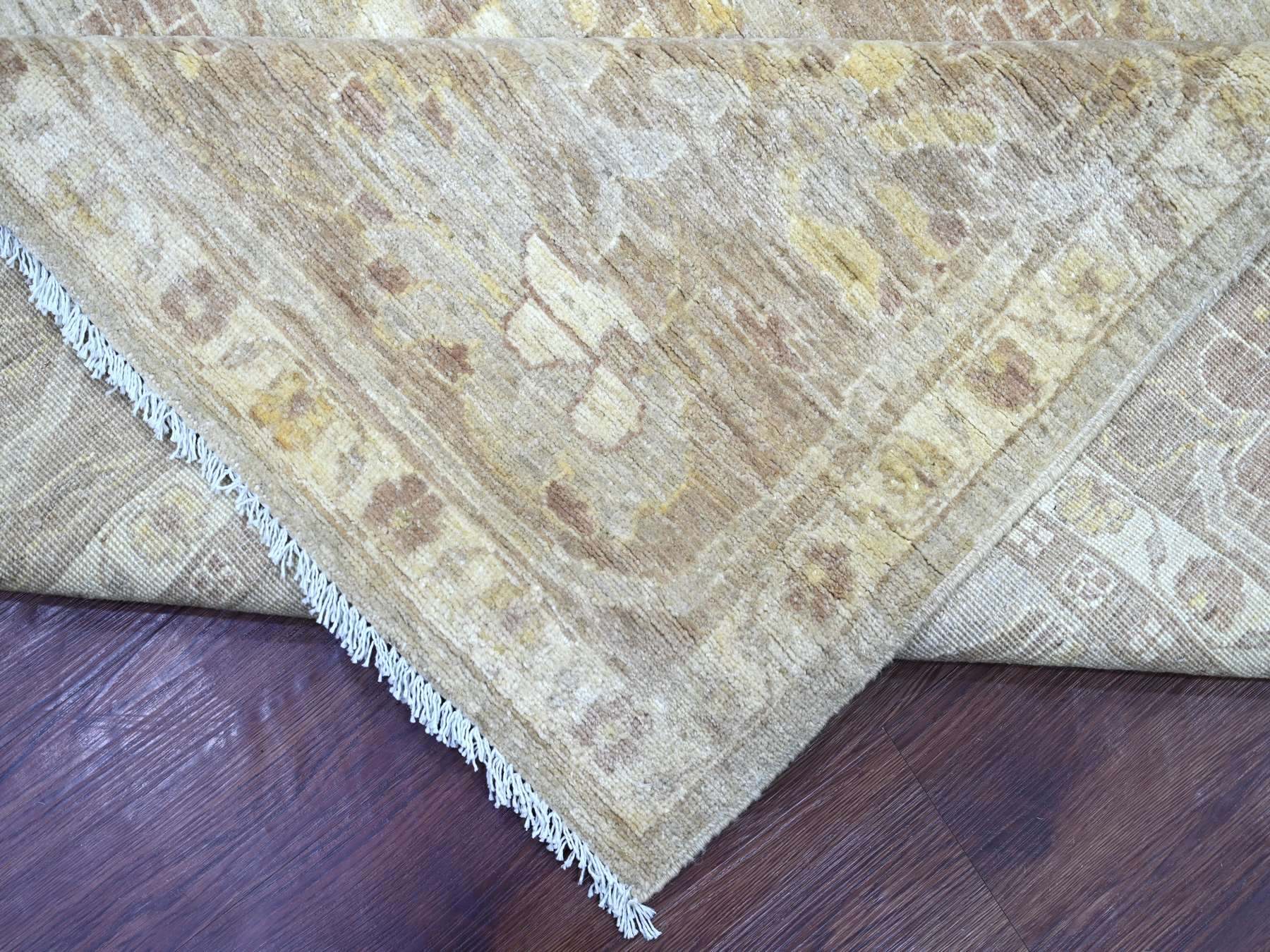 Mahal Oushak hand-knotted wool rug in Gray & Brown, 8'8" x 11'11" — SKU O022227 (view 6)