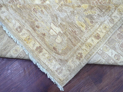 Mahal Oushak hand-knotted wool rug in Gray & Brown, 8'8" x 11'11" — SKU O022227 (view 6)