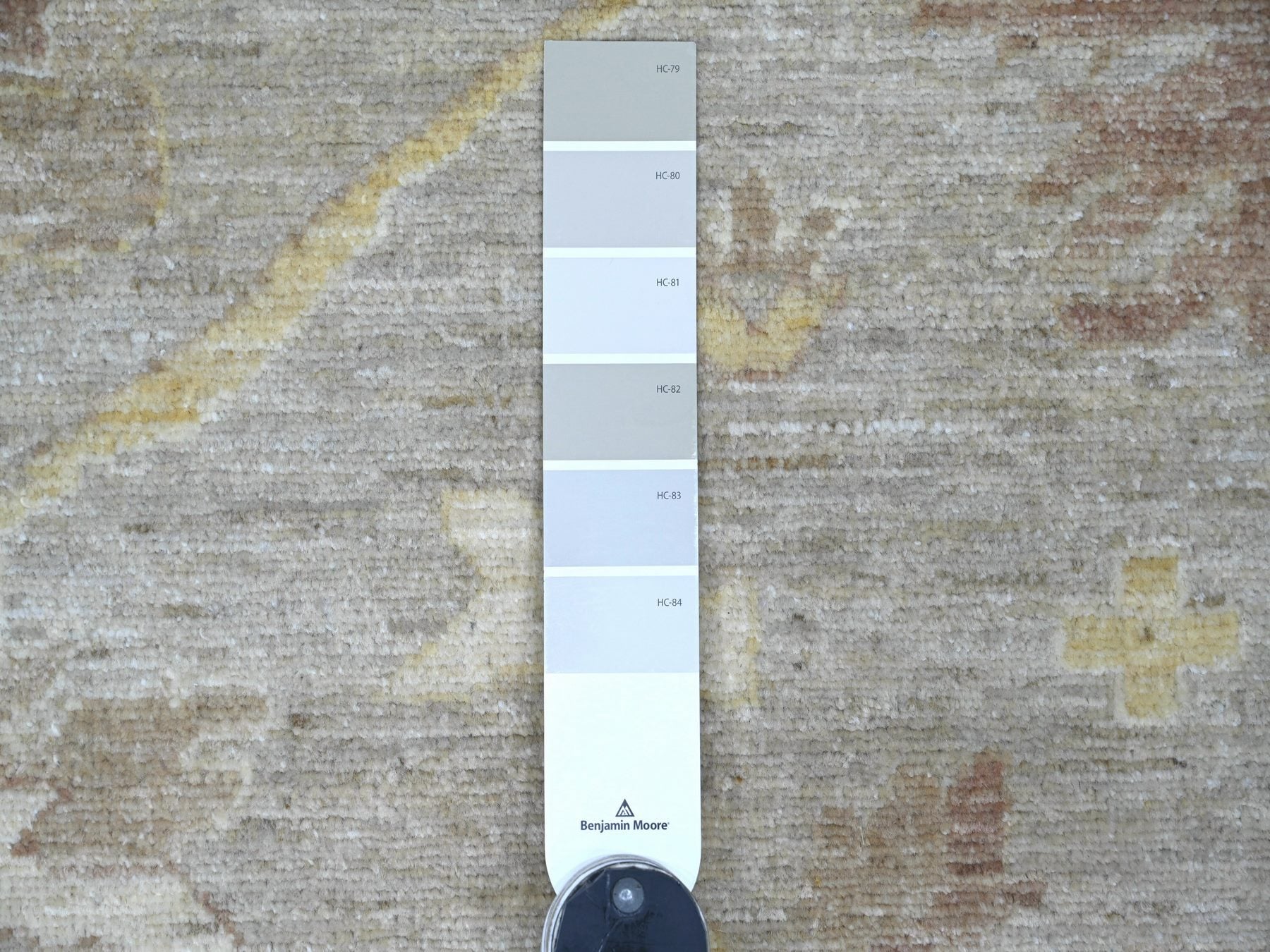 Mahal Oushak hand-knotted wool rug in Gray & Brown, 8'8" x 11'11" — SKU O022227 (view 7)