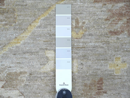 Mahal Oushak hand-knotted wool rug in Gray & Brown, 8'8" x 11'11" — SKU O022227 (view 7)