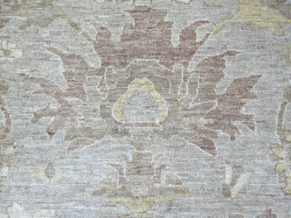 Mahal Oushak hand-knotted wool rug in Gray & Brown, 8'8" x 11'11" — SKU O022227 (view 8)