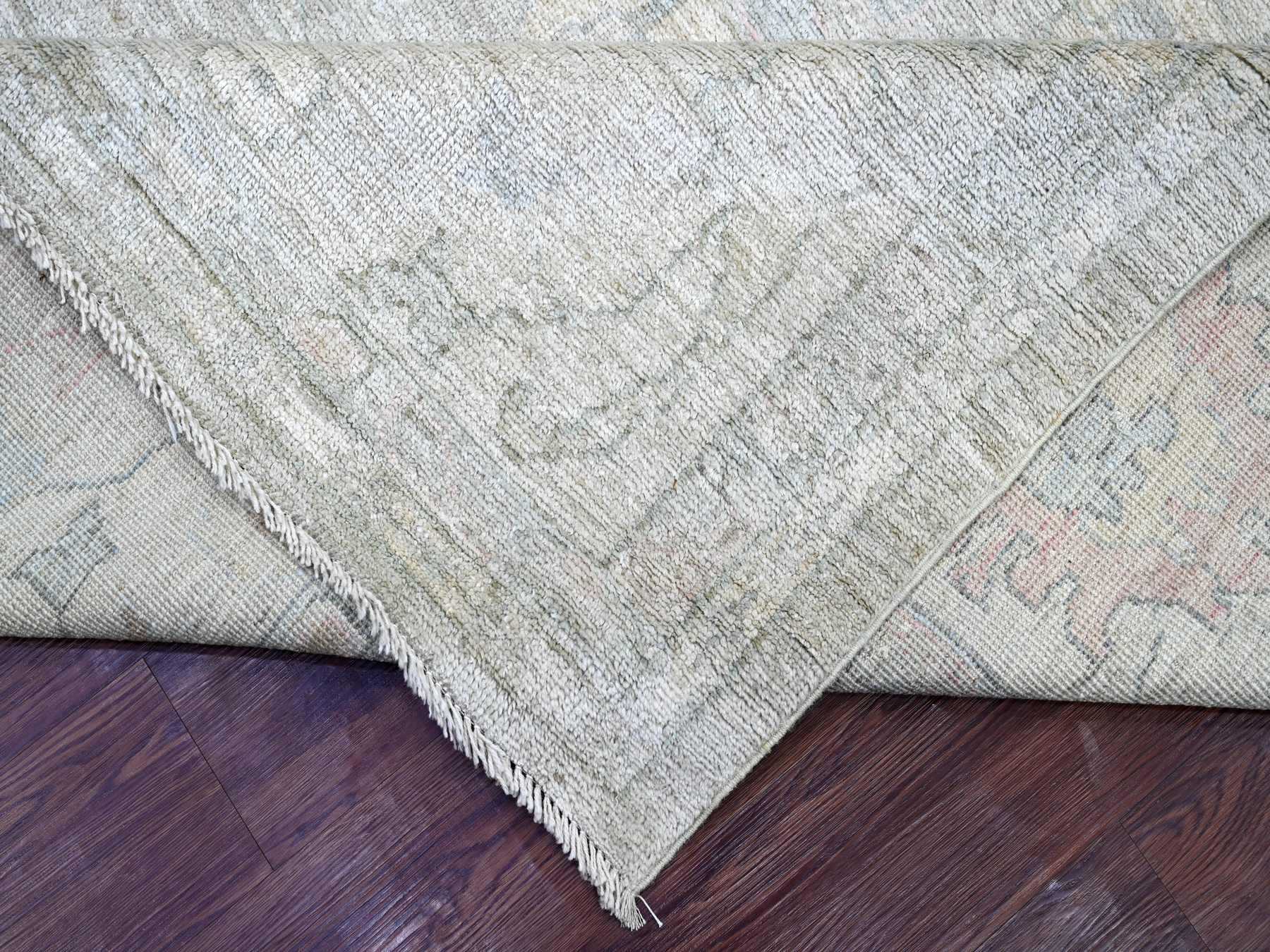Oushak Oushak hand-knotted wool rug in Gray, 11'8" x 14'11" — SKU O022234 (view 6)