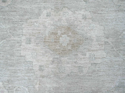Oushak Oushak hand-knotted wool rug in Gray, 11'8" x 14'11" — SKU O022234 (view 8)