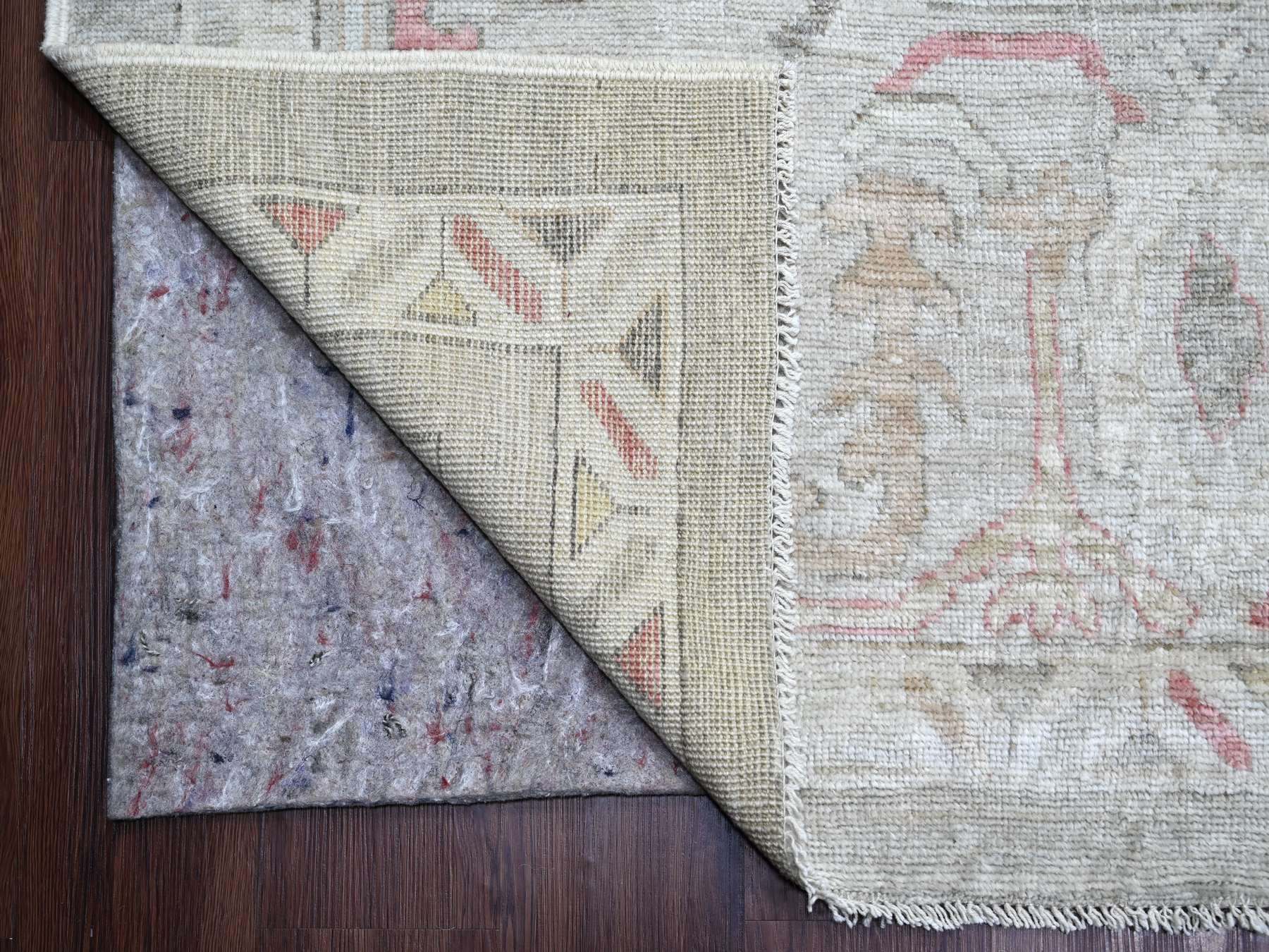Oushak Oushak hand-knotted wool rug in Gray, 11'8" x 15'4" — SKU O022236 (view 4)