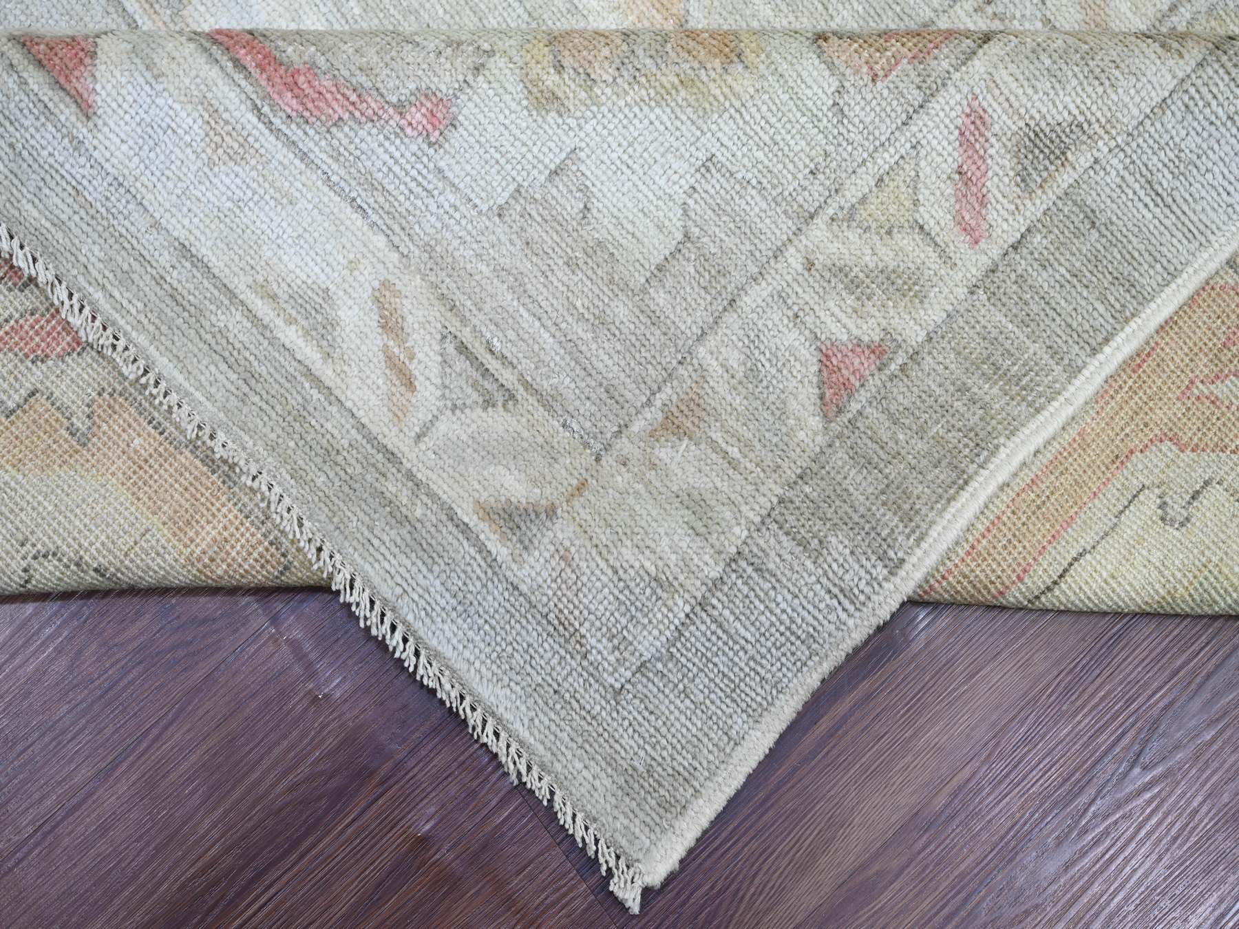 Oushak Oushak hand-knotted wool rug in Gray, 11'8" x 15'4" — SKU O022236 (view 6)