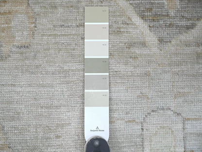 Oushak Oushak hand-knotted wool rug in Gray, 11'8" x 15'4" — SKU O022236 (view 7)