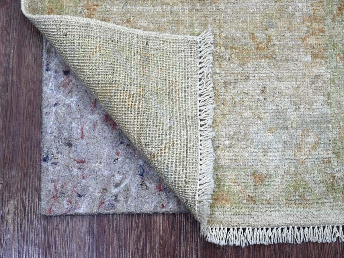 Oushak Oushak hand-knotted wool rug in Gray & Green, 2'1" x 2'11" — SKU O022240 (view 2)
