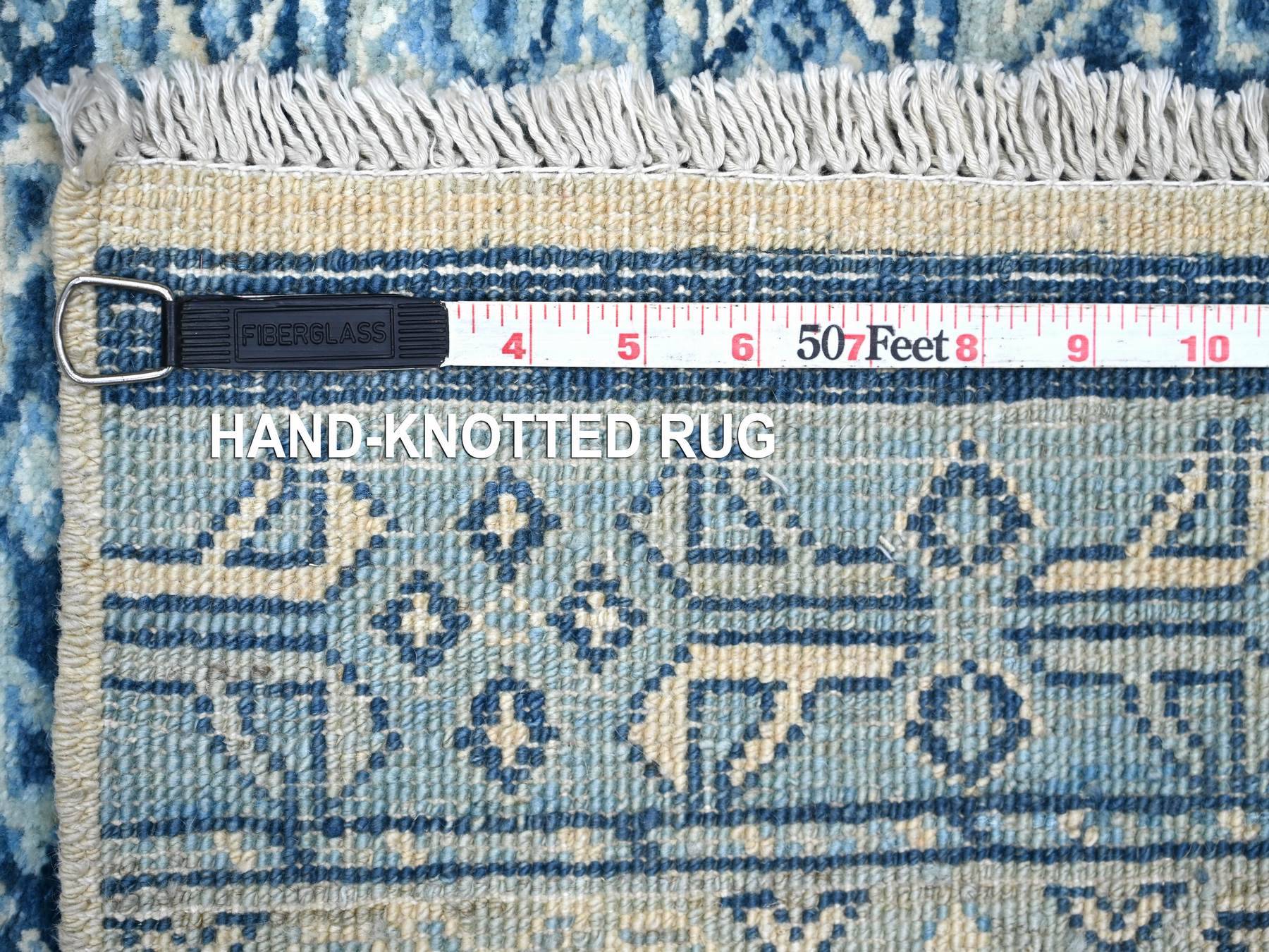 Kazak Tribal & Geometric hand-knotted wool rug in Gray, 6' x 9' — SKU O022254 (view 6)