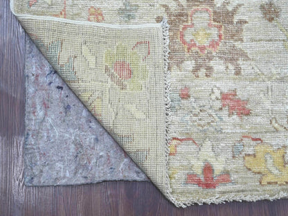 Oushak Oushak hand-knotted wool runner in Gray, 2'11" x 15'3" — SKU O022279 (view 2)