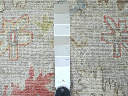 Oushak Oushak hand-knotted wool runner in Gray, 2'11" x 15'3" — SKU O022279 (view 3)