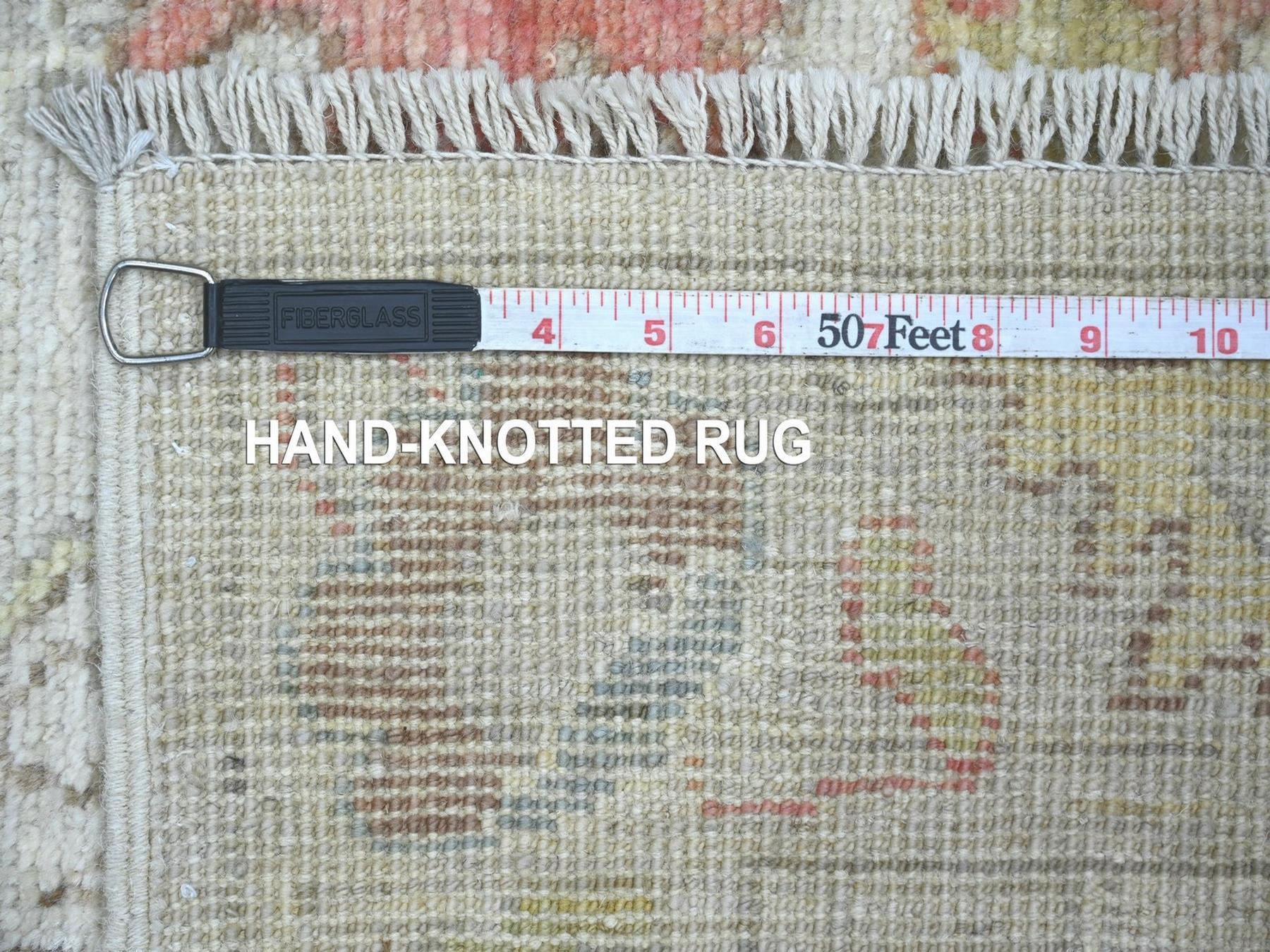 Oushak Oushak hand-knotted wool runner in Gray, 2'11" x 15'3" — SKU O022279 (view 6)