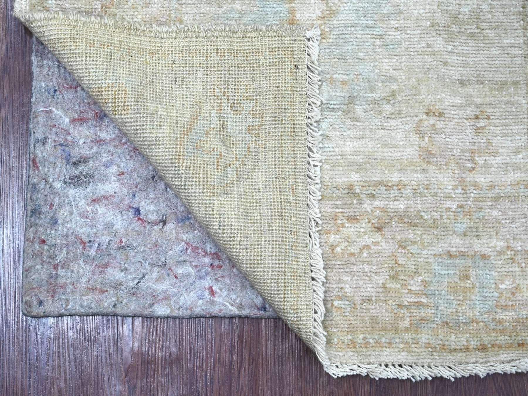 Oushak Oushak hand-knotted wool runner in Gray & Brown, 2'11" x 6' — SKU O022311 (view 2)