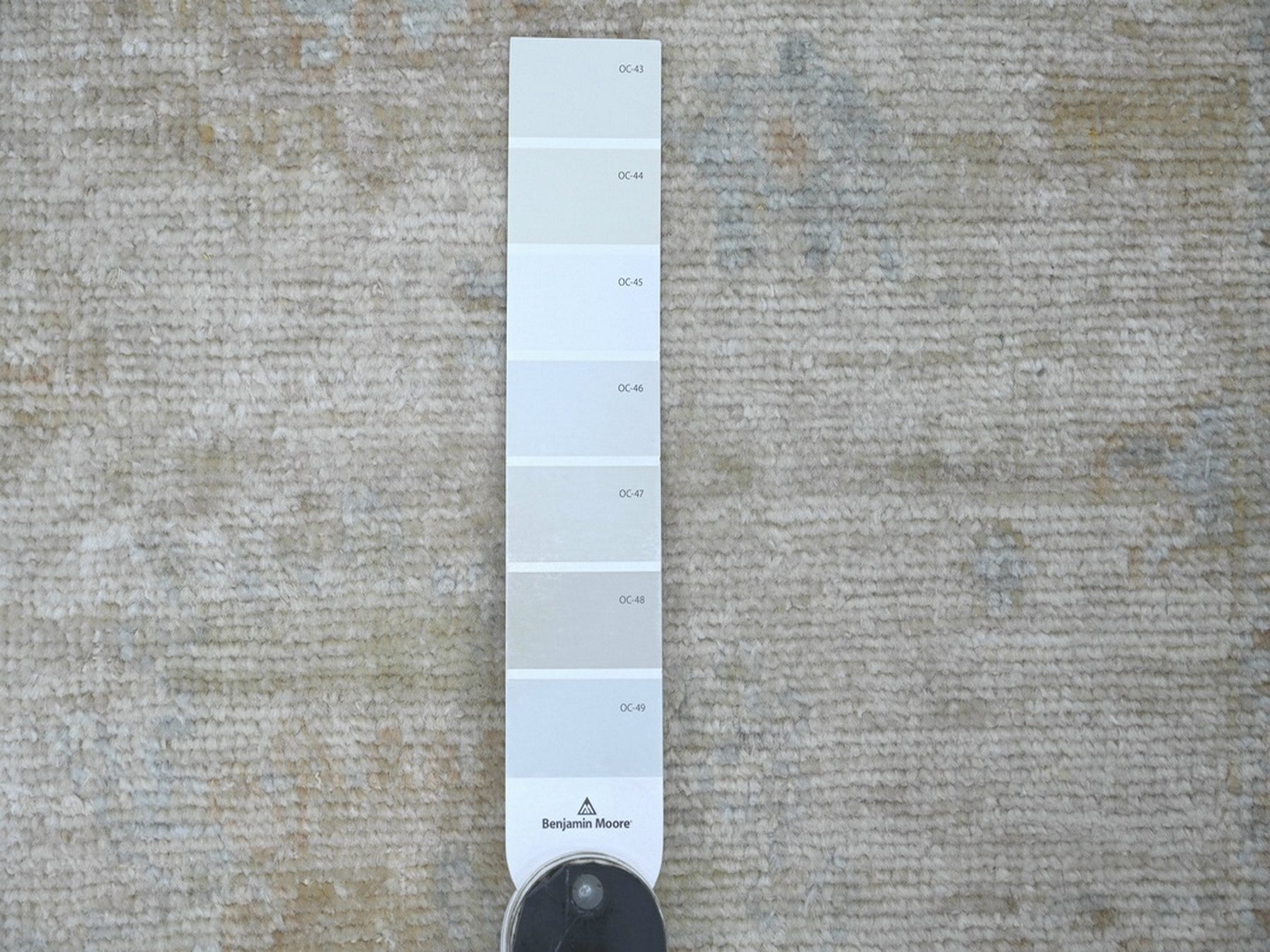Oushak Oushak hand-knotted wool runner in Gray & Brown, 2'11" x 6' — SKU O022311 (view 3)