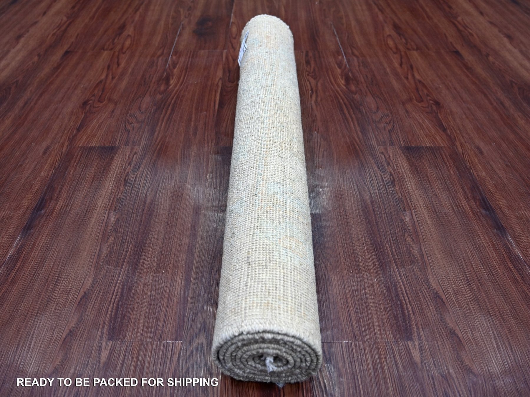 Oushak Oushak hand-knotted wool runner in Gray & Brown, 2'11" x 6' — SKU O022311 (view 4)