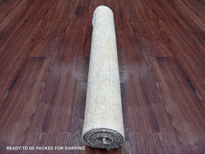 Oushak Oushak hand-knotted wool runner in Gray & Brown, 2'11" x 6' — SKU O022311 (view 4)
