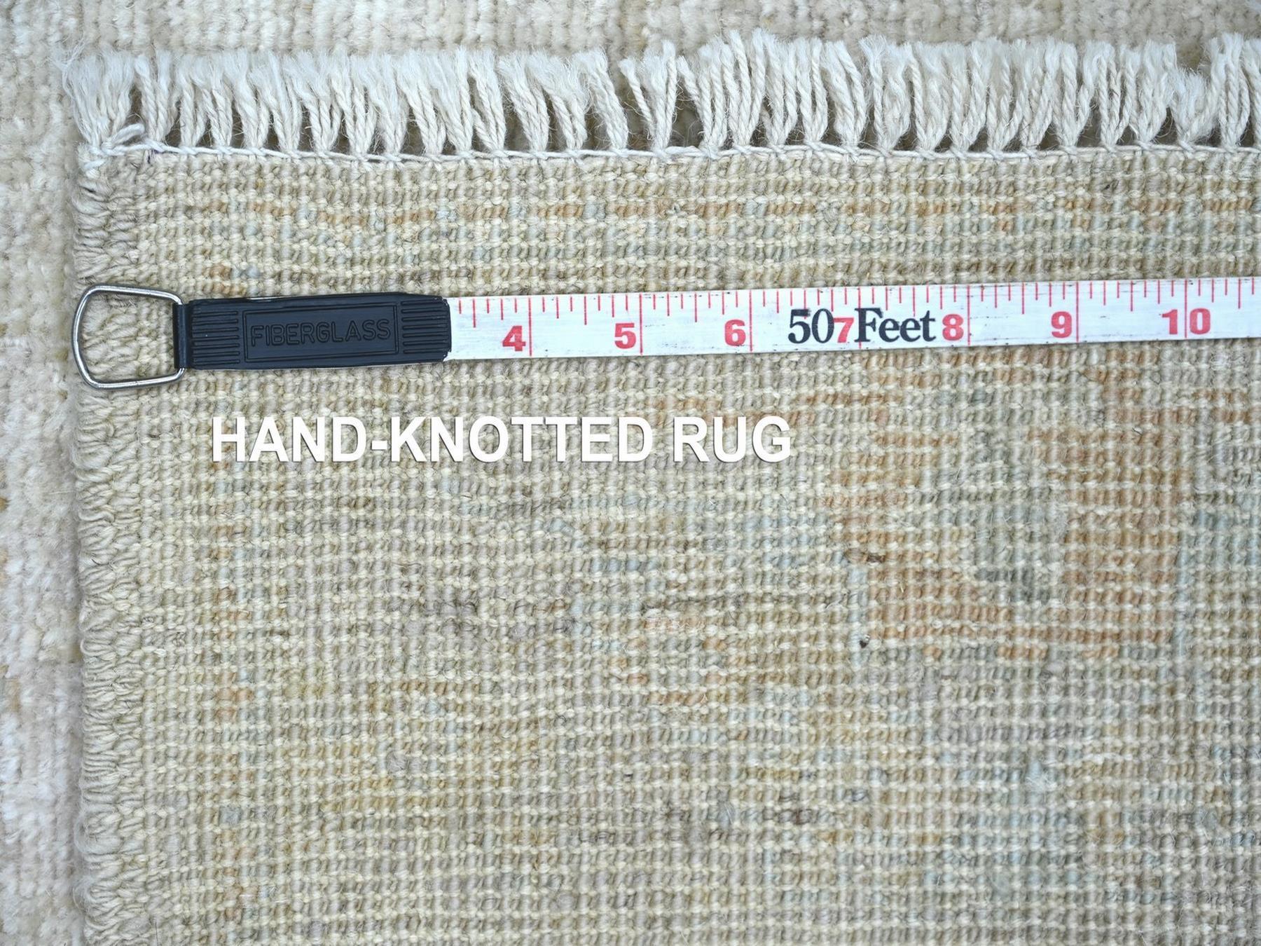 Oushak Oushak hand-knotted wool runner in Gray & Brown, 2'11" x 6' — SKU O022311 (view 6)