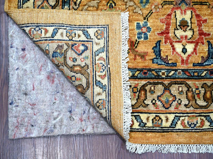Brown 9'2" x 11'11" Tribal & Geometric Hand knotted Wool Rug - Sku: O022344