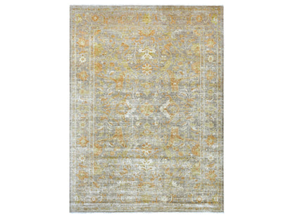 Brown 8'10" x 11'9" Tribal & Geometric Hand knotted Wool Rug - Sku: O022346