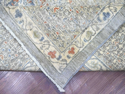 Mamluk Mamluk hand-knotted wool rug in Gray, 9'9" x 13'11" — SKU O022362 (view 6)