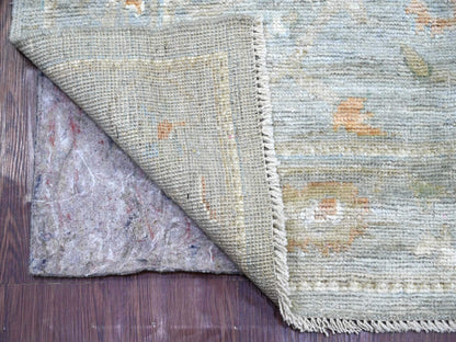 Oushak Oushak hand-knotted wool runner in Gray, 2'10" x 13'9" — SKU O022389 (view 2)