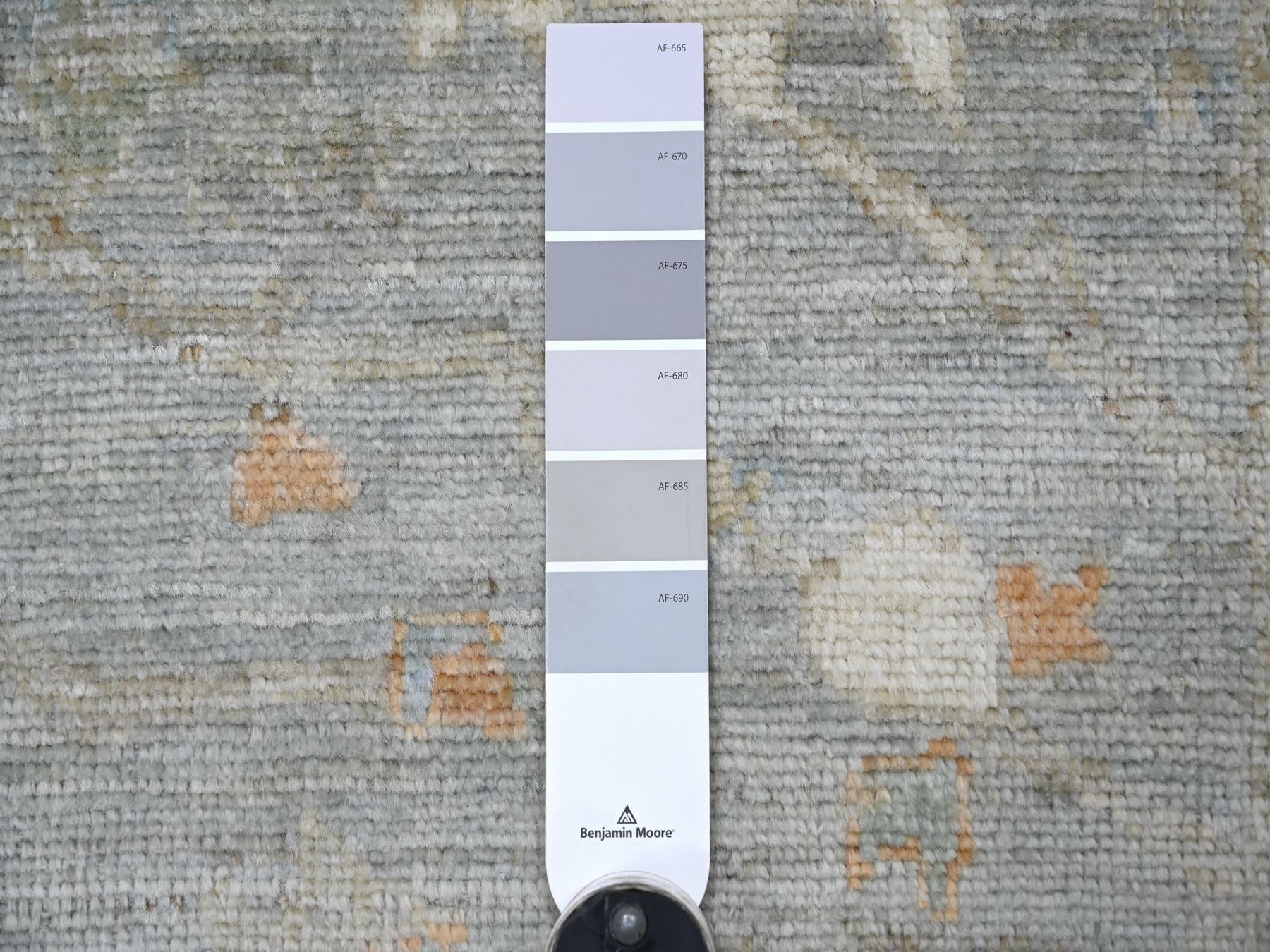 Oushak Oushak hand-knotted wool runner in Gray, 2'10" x 13'9" — SKU O022389 (view 3)