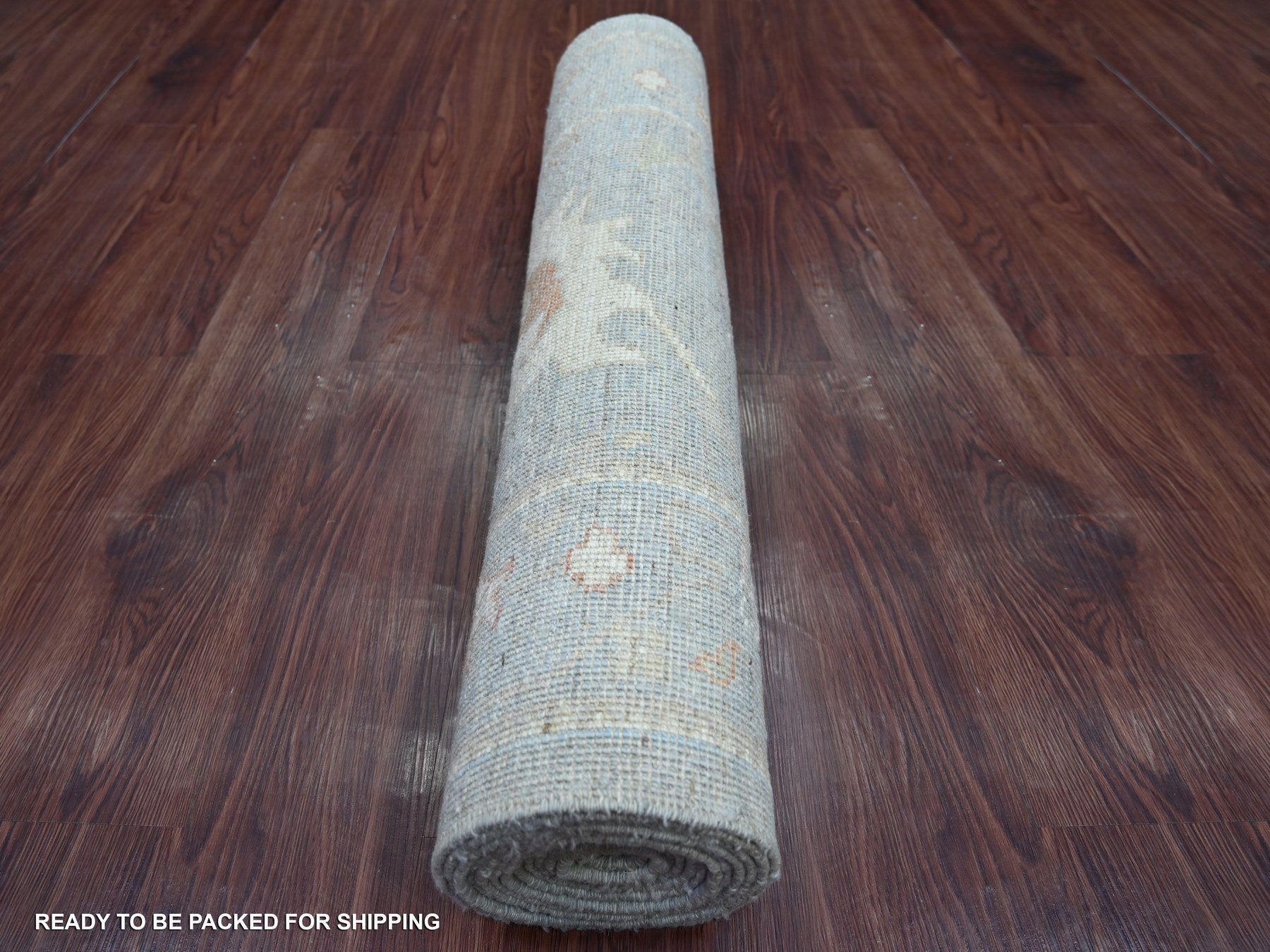 Oushak Oushak hand-knotted wool runner in Gray, 2'10" x 13'9" — SKU O022389 (view 4)
