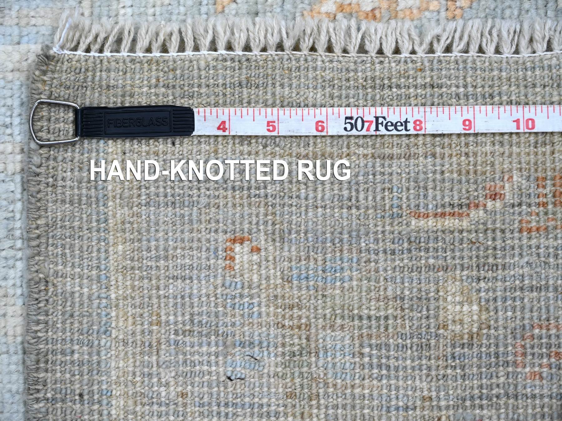 Oushak Oushak hand-knotted wool runner in Gray, 2'10" x 13'9" — SKU O022389 (view 6)