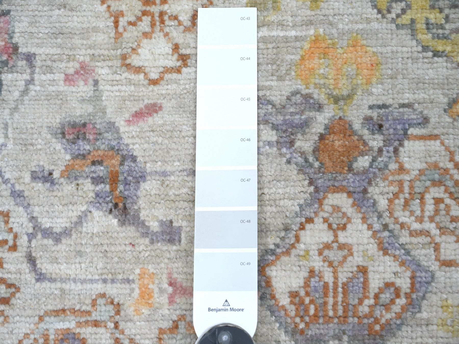 Oushak Oushak hand-knotted wool runner in Gray, 2'9" x 5'10" — SKU O022394 (view 3)