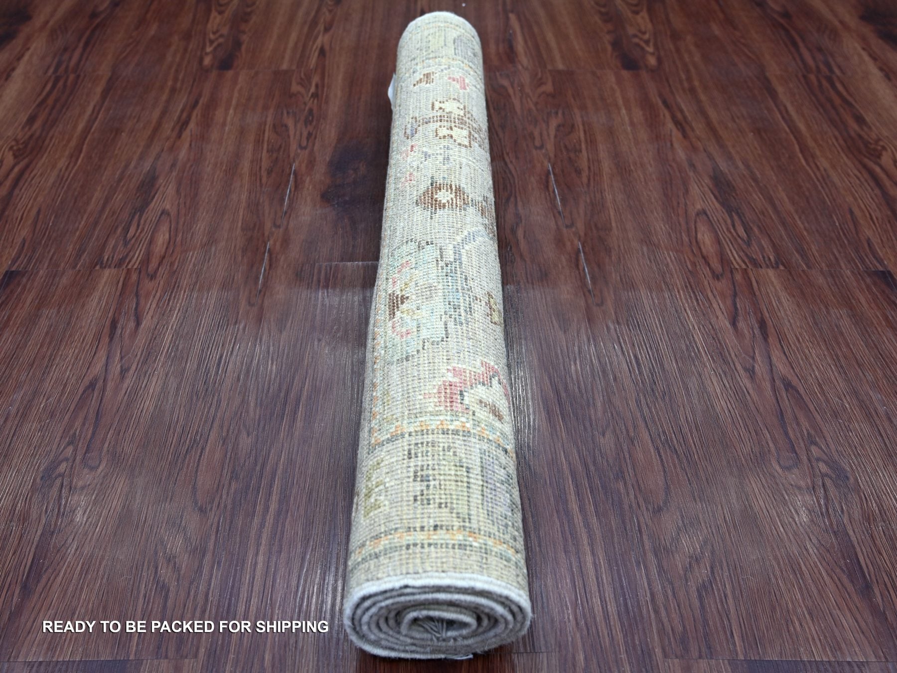 Oushak Oushak hand-knotted wool runner in Gray, 2'9" x 5'10" — SKU O022394 (view 4)