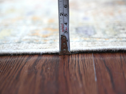 Oushak Oushak hand-knotted wool runner in Gray, 2'9" x 5'10" — SKU O022394 (view 5)