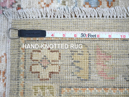 Oushak Oushak hand-knotted wool runner in Gray, 2'9" x 5'10" — SKU O022394 (view 6)