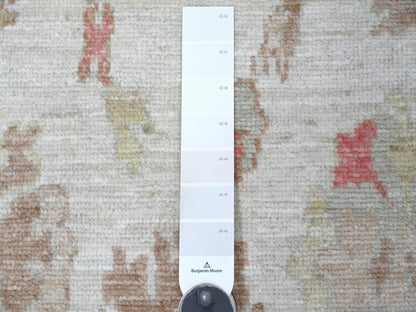 Oushak Oushak hand-knotted wool rug in Ivory, 3'11" x 5'9" — SKU O022401 (view 3)
