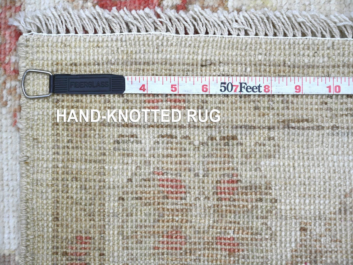 Oushak Oushak hand-knotted wool rug in Ivory, 3'11" x 5'9" — SKU O022401 (view 6)