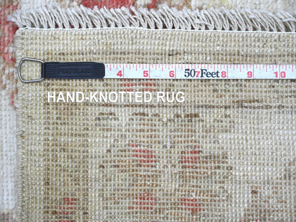 Oushak Oushak hand-knotted wool rug in Ivory, 3'11" x 5'9" — SKU O022401 (view 6)