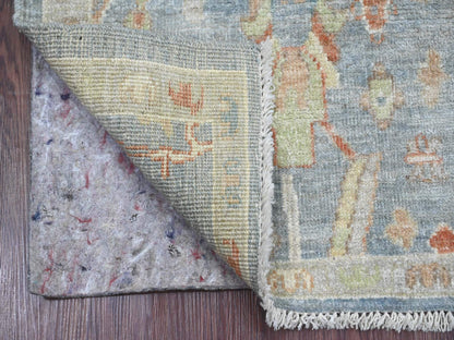 Oushak Oushak hand-knotted wool rug in Gray, 2'1" x 3'1" — SKU O022406 (view 2)