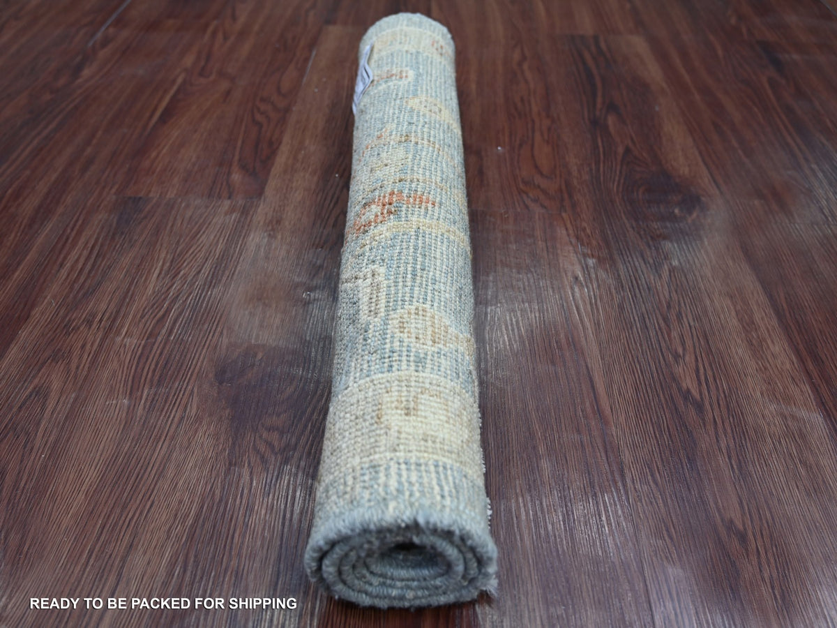 Oushak Oushak hand-knotted wool rug in Gray, 2'1" x 3'1" — SKU O022406 (view 4)