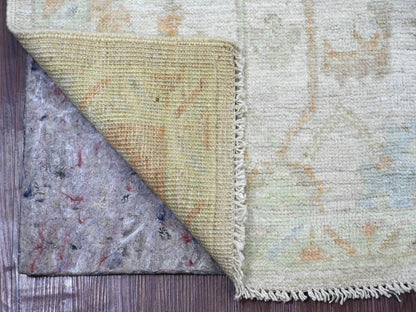 Oushak Oushak hand-knotted wool rug in Gray & Green, 2'1" x 2'11" — SKU O022408 (view 2)
