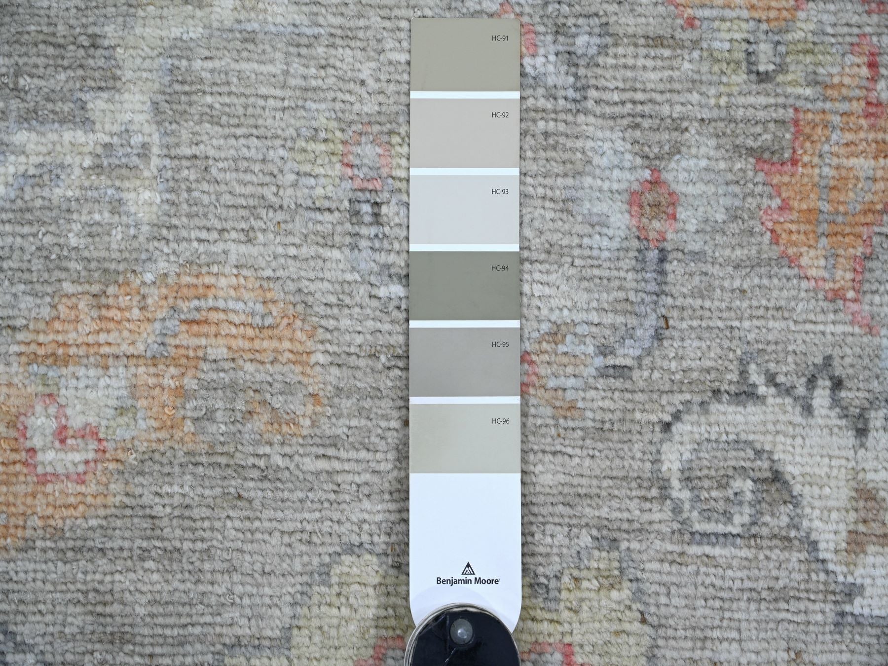 Oushak Oushak hand-knotted wool runner in Gray, 4'1" x 15'1" — SKU O022463 (view 3)