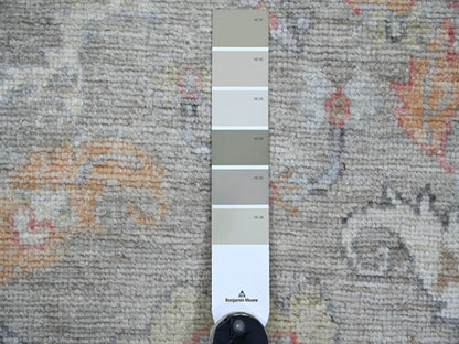 Oushak Oushak hand-knotted wool runner in Gray, 4'1" x 15'1" — SKU O022463 (view 3)