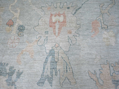 Oushak Oushak hand-knotted wool rug in Blue, 11'8" x 15'2" — SKU O022468 (view 8)